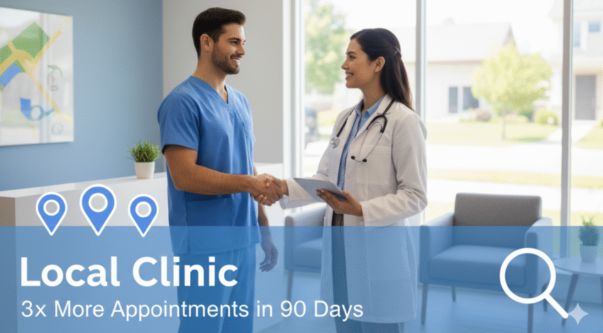 Local Clinic — 3× More Appointments in 90 Days